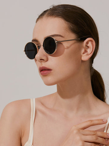 Metal Frame Fashion Glasses Shein