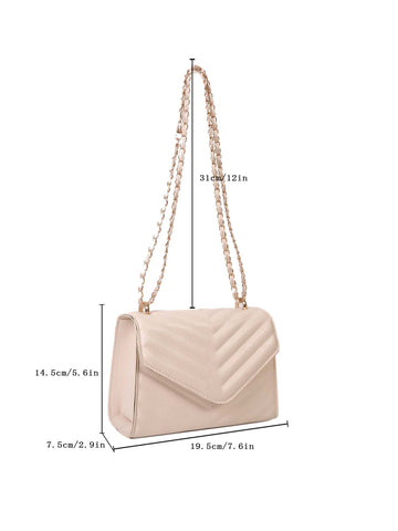 Mini Chevron Flap Square Bag Shein