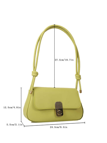 Minimalist Flap Baguette Bag Shein