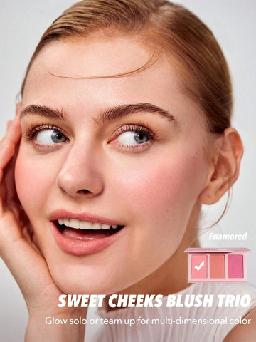 Sweet Cheeks Blush Trio-Enamored SHEGLAM