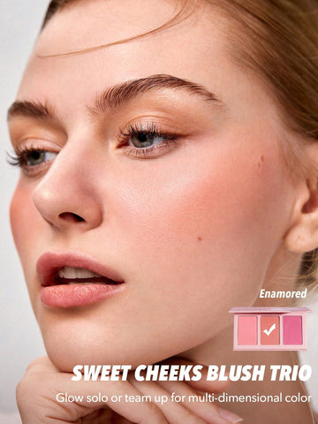 Sweet Cheeks Blush Trio-Enamored SHEGLAM