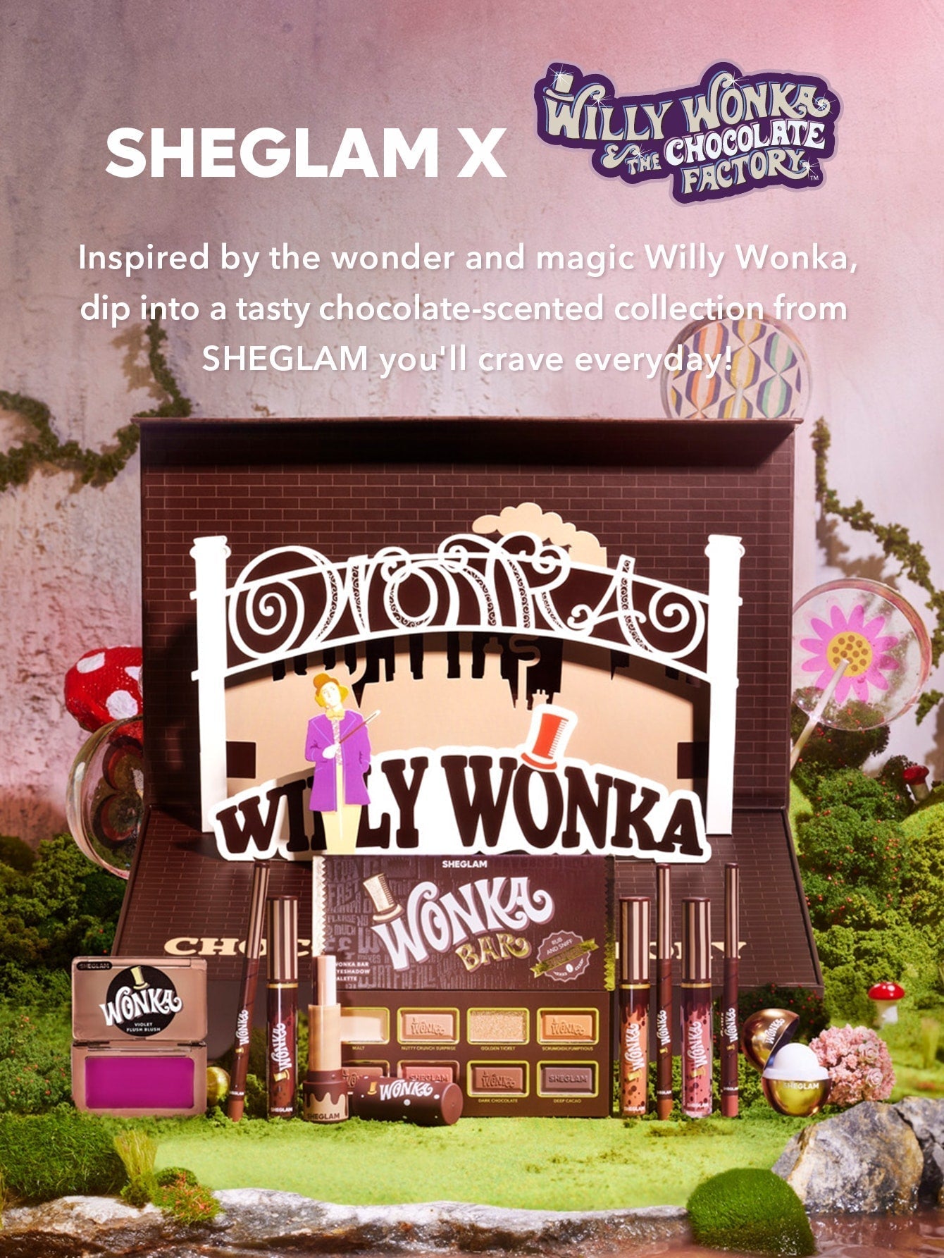 Willy Wonka Violet Flush Blush SHEGLAM