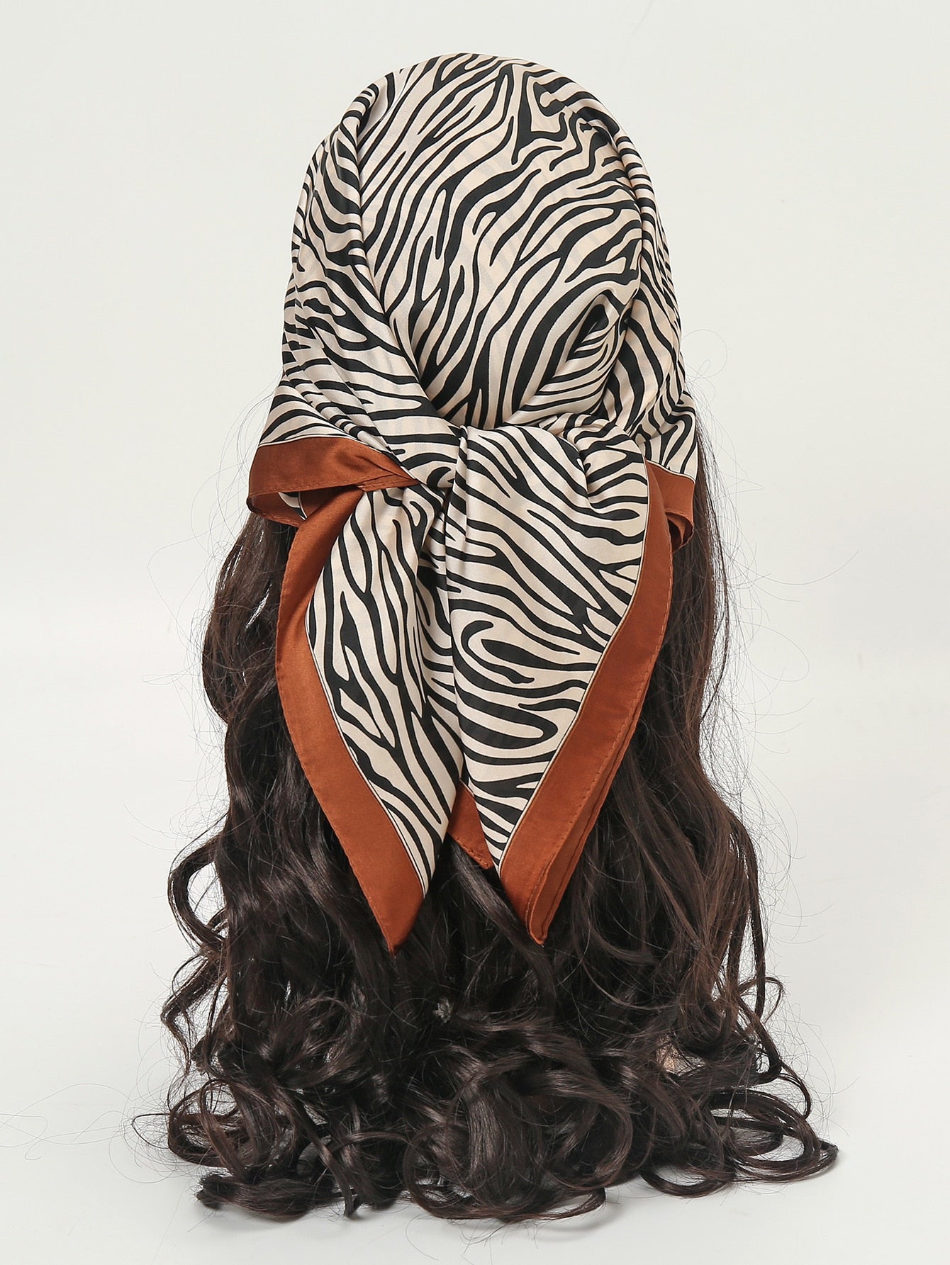 Zebra Striped Print Bandana Shein