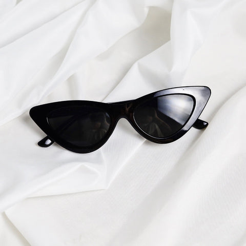 Cat Eye Black Sunglasses shein