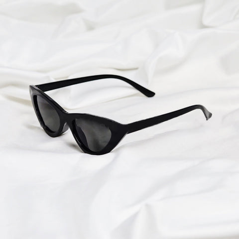 Cat Eye Black Sunglasses shein