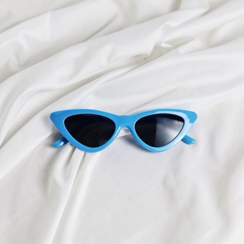 Light Blue Frame Sunglasses shein