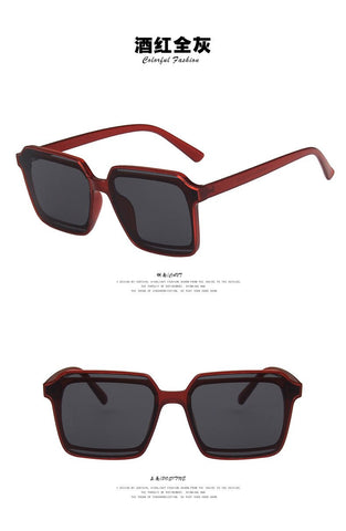 Square Hollow Sunglasses shein